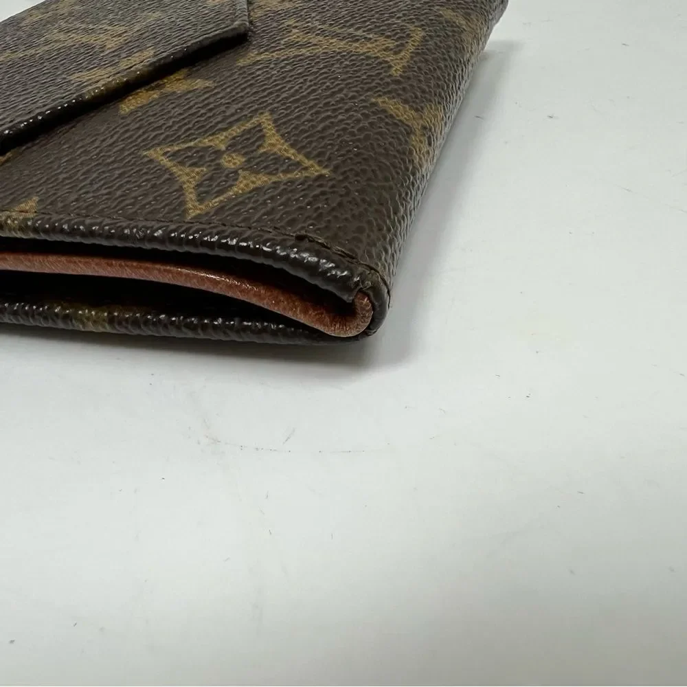 Louis Vuitton Vintage Monogram Compact Elise Double Sided Snap Wallet
